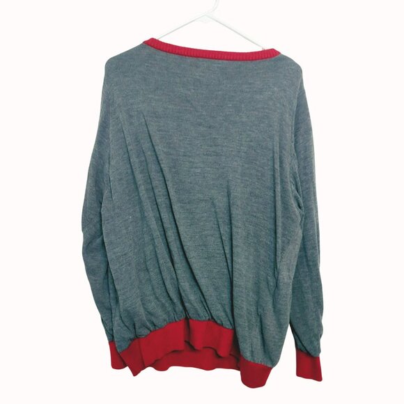 The Office Christmas Sweater XXL Grey & Red With Michael Scott Design - Picture 2 of 6